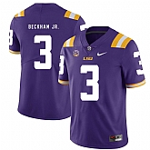 LSU Tigers 3 Odell Beckham Jr. Purple Nike College Football Jersey Dzhi,baseball caps,new era cap wholesale,wholesale hats